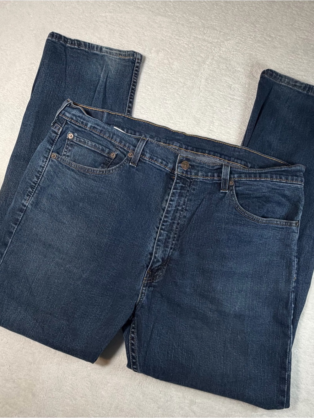 Levi’s 505 Men's Dark Blue Classic Straight Jeans 40x30